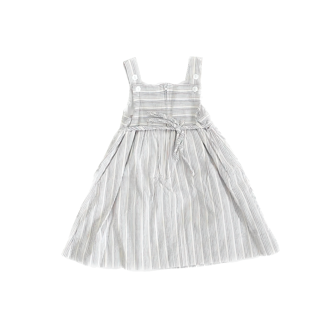 Florence Eiseman Girls Rainbow Seersucker Sun Dress Size: 3T Rainbow Seersucker