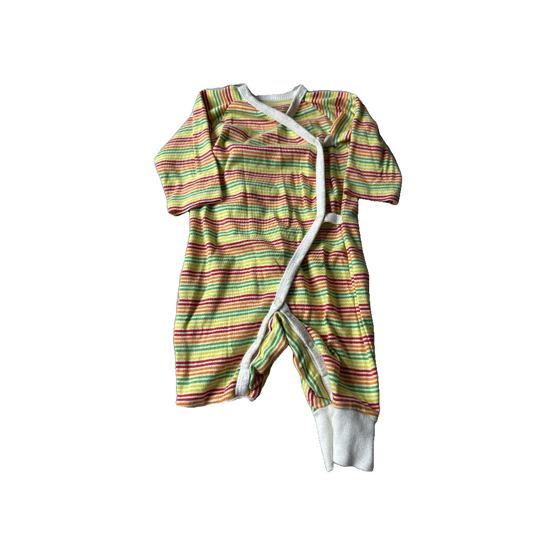 Under The Nile Unisex Rainbow | Stripe Long Sleeve Outfit Size: 0-3 months Rainbow | Stripe