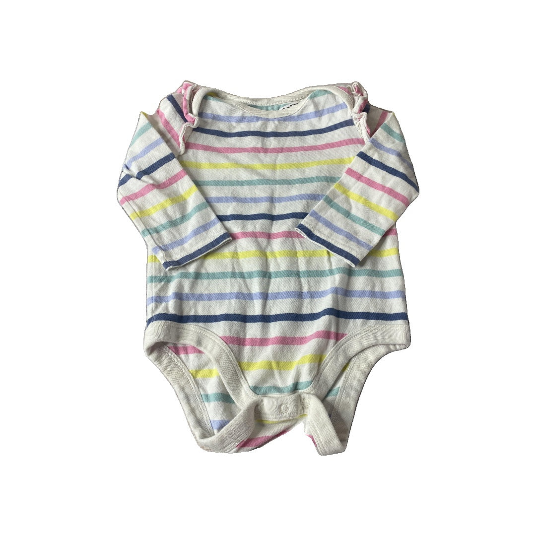 Gap Girls Rainbow | Stripe Onesie Size: 6-12 months Rainbow | Stripe