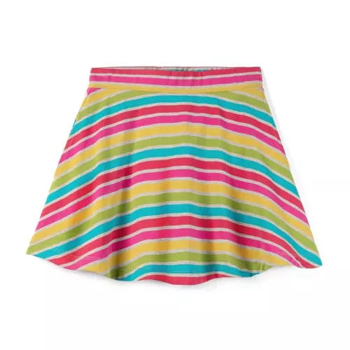 Mightly Girls Rainbow Stripe Skirt Size: 2-5T Rainbow Stripe