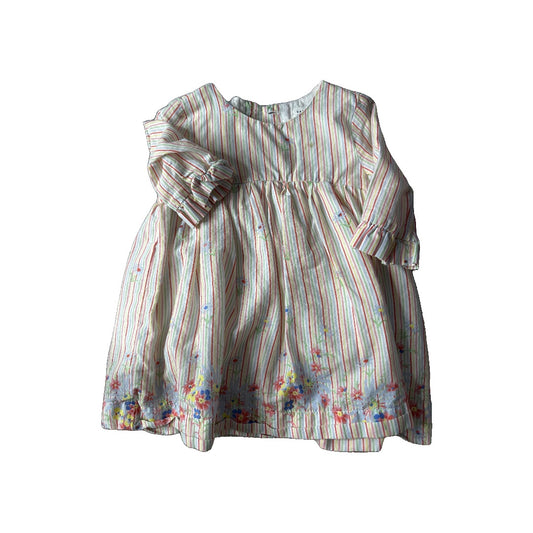 Gap Girls Rainbow | Striped Dress Size: 6-12 months Rainbow | Striped