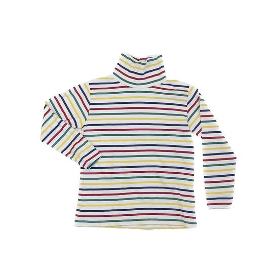 CPC Childrenswear Girls Rainbow Striped Turtleneck Size: 10 Years Rainbow Striped