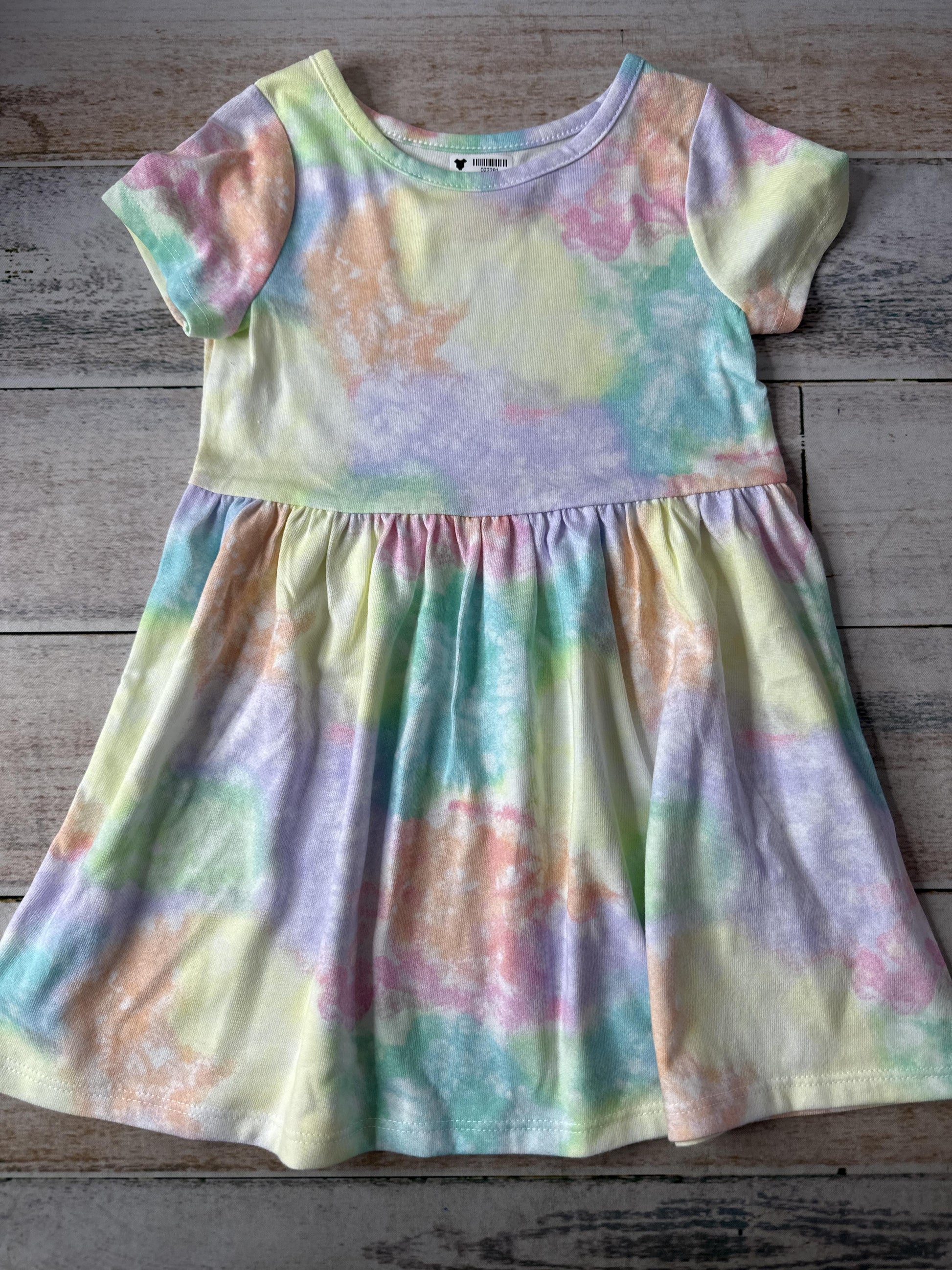 Cat & Jack Girls Rainbow | Tie Dye Dress Size: 3T Rainbow | Tie Dye