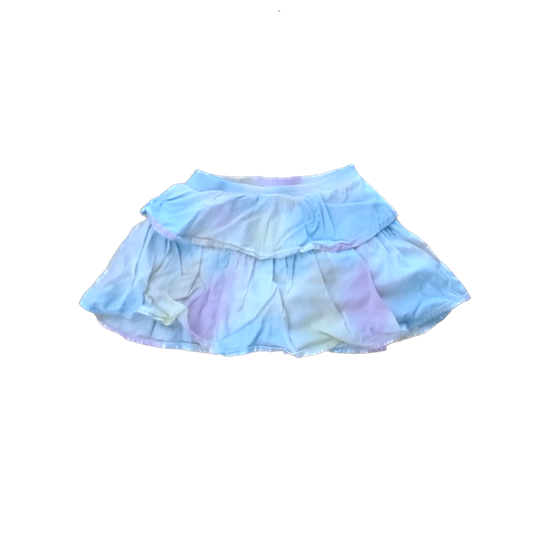 Rockets Of Awesome Girls Rainbow Tie-Dye Skirt Size: 2T Rainbow Tie-Dye