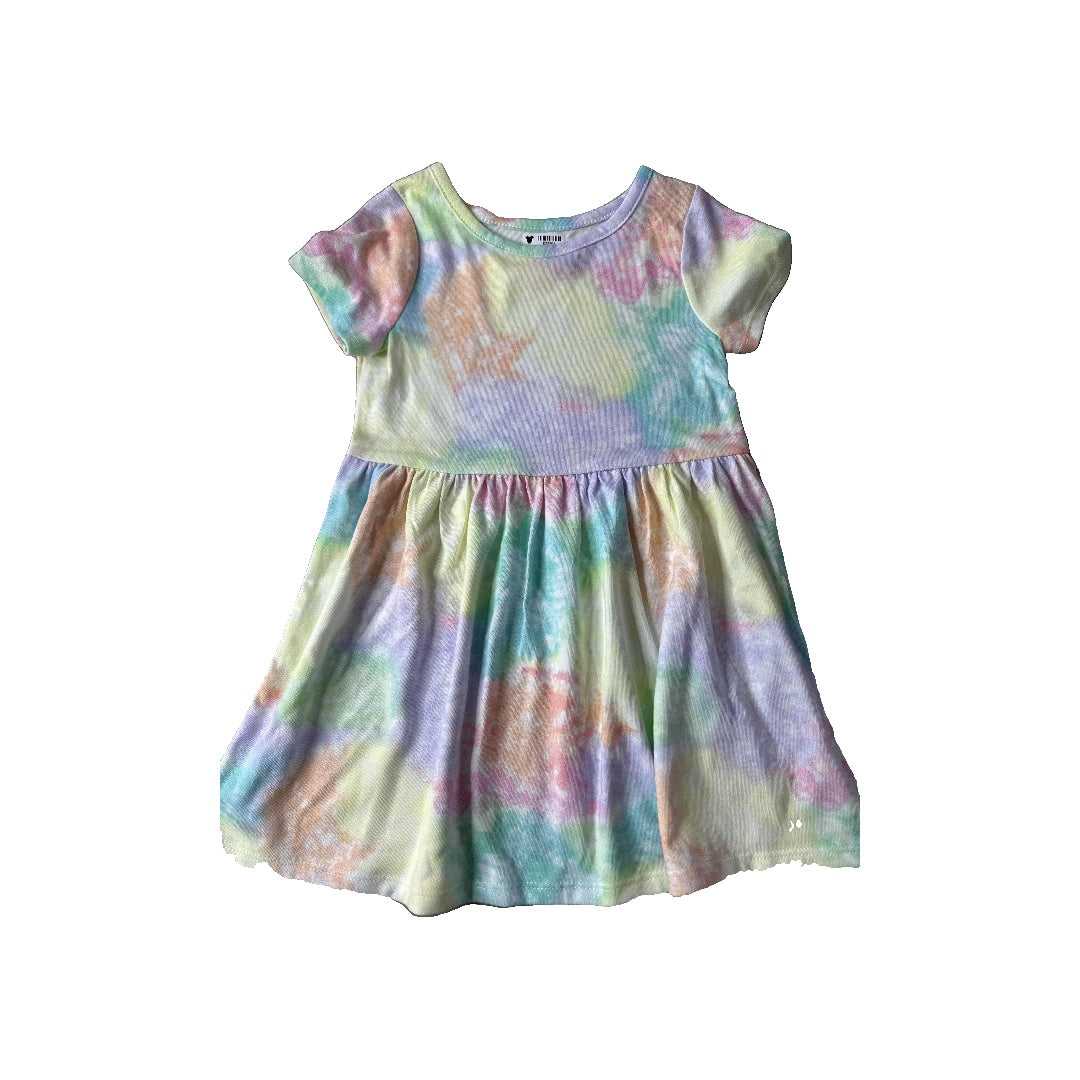 Cat & Jack Girls Rainbow | Tie Dye Dress Size: 3T Rainbow | Tie Dye