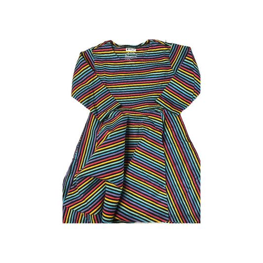 Mightly Girls Rainbow Dress Size: 4T Rainbow