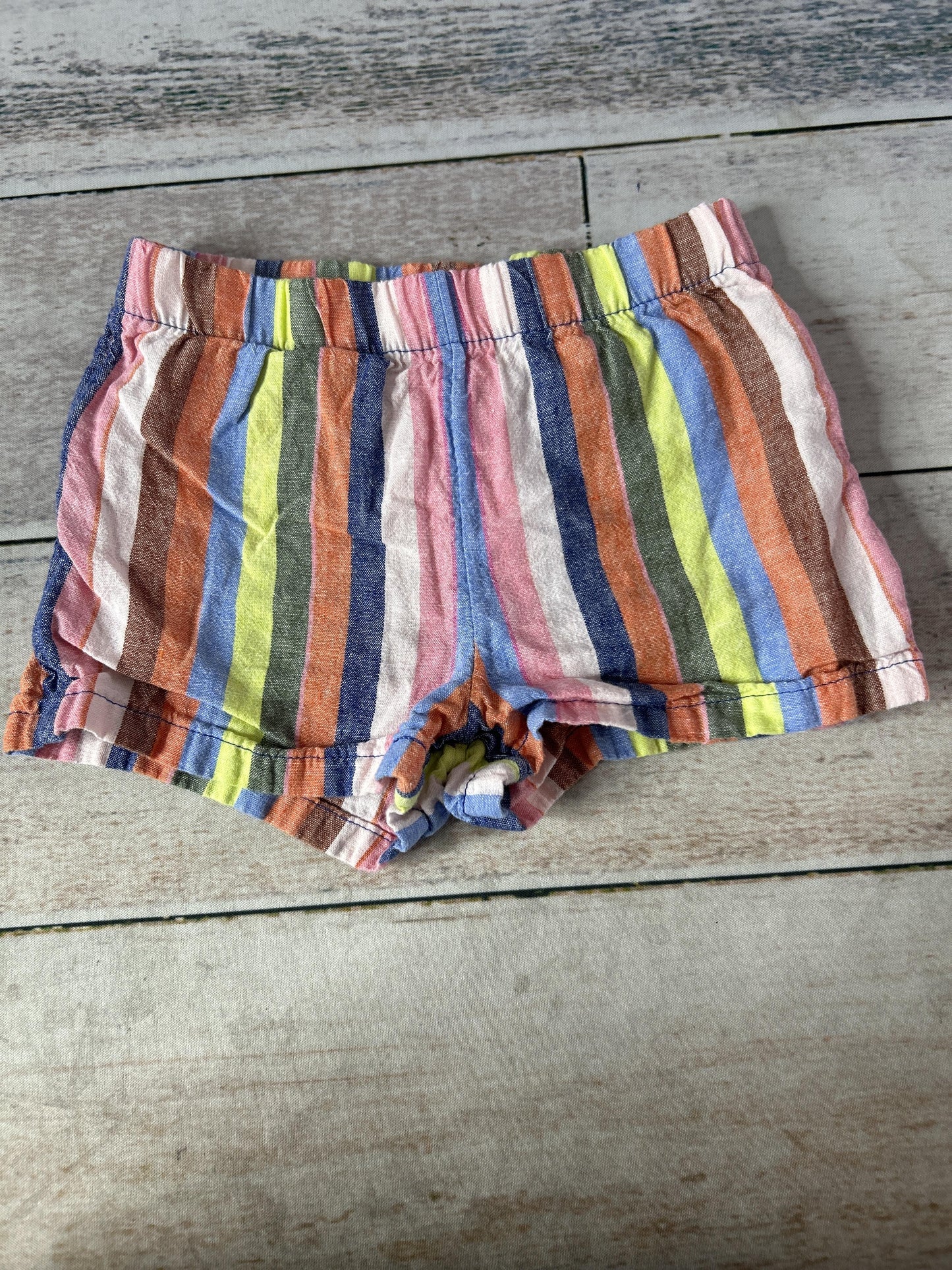 Carters Unisex Rainbow Shorts Size: 12 months Rainbow