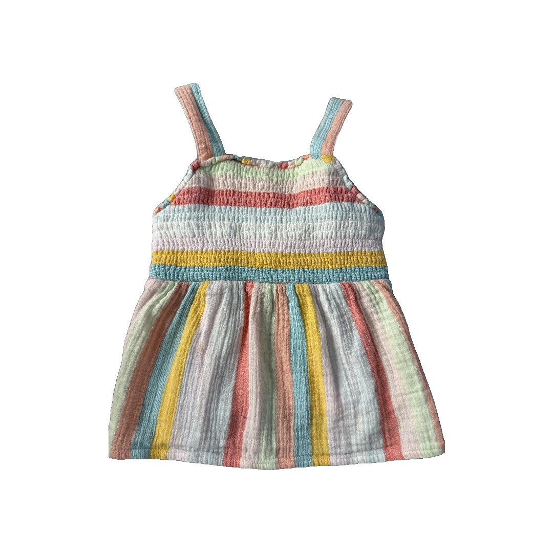 Cat & Jack Girls Rainbow Tank Top Size: 3T Rainbow