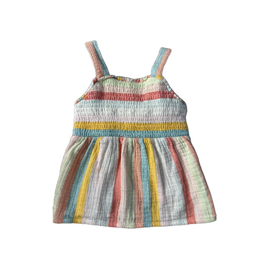 Cat & Jack Girls Rainbow Tank Top Size: 3T Rainbow