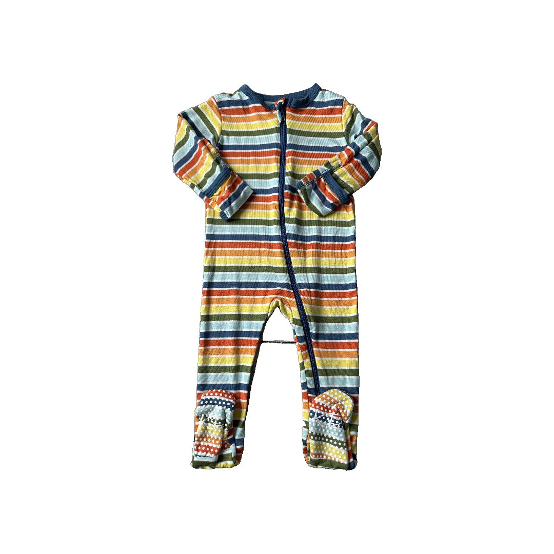 KicKee Pants Unisex Rainbow Pajamas Size: 6-9 months Rainbow