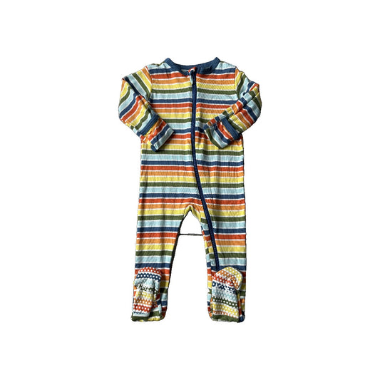 KicKee Pants Unisex Rainbow Pajamas Size: 6-9 months Rainbow