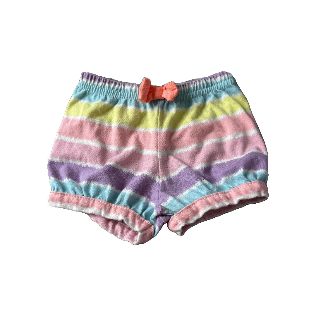 Garanimals Girls Rainbow Shorts Size: 6-9 months Rainbow