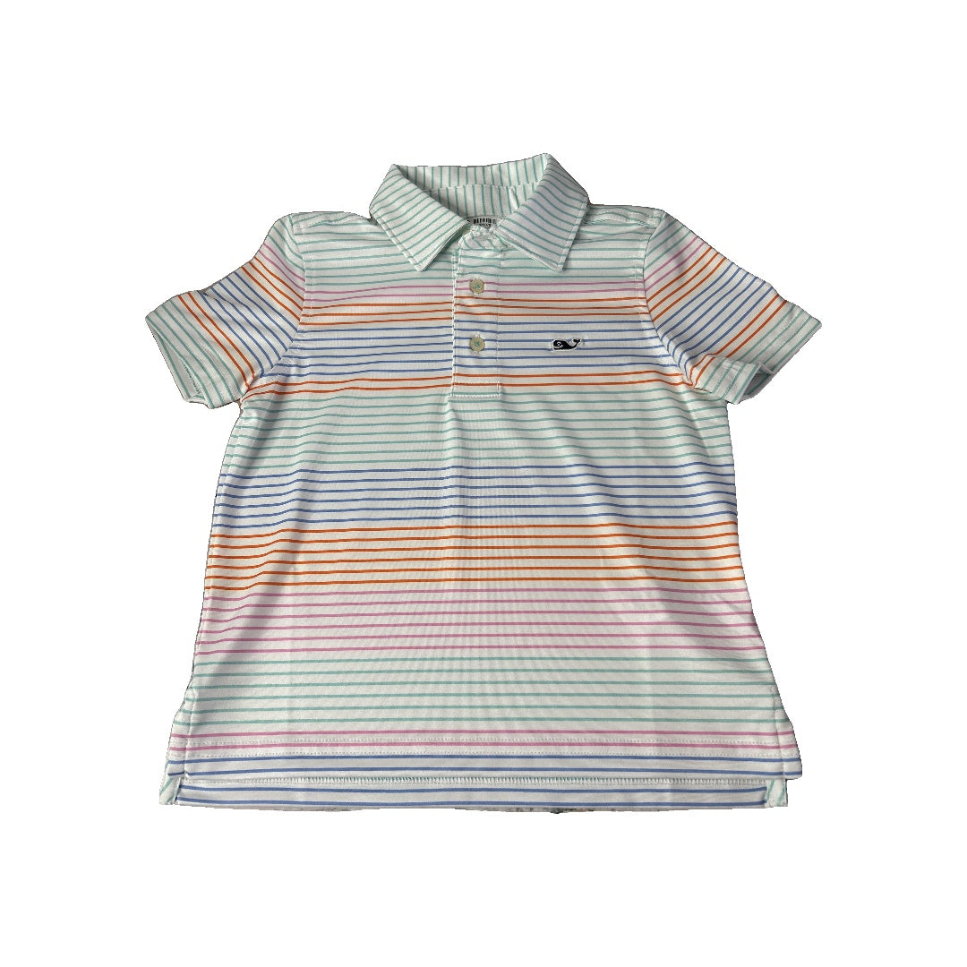 Boys Rainbow Polo Shirt Size: 4T Rainbow
