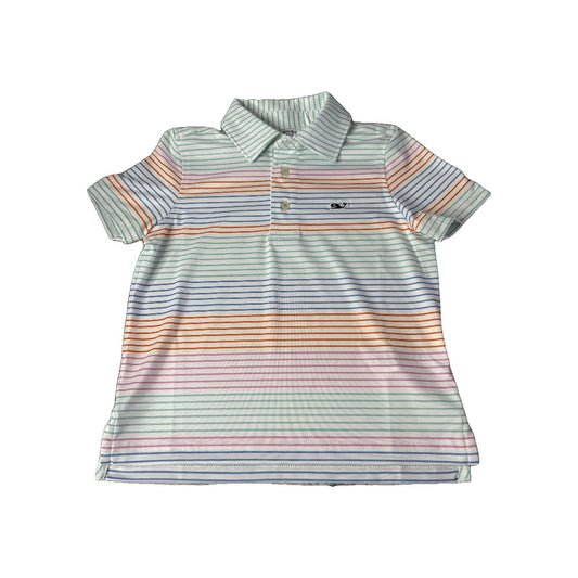 Boys Rainbow Polo Shirt Size: 4T Rainbow