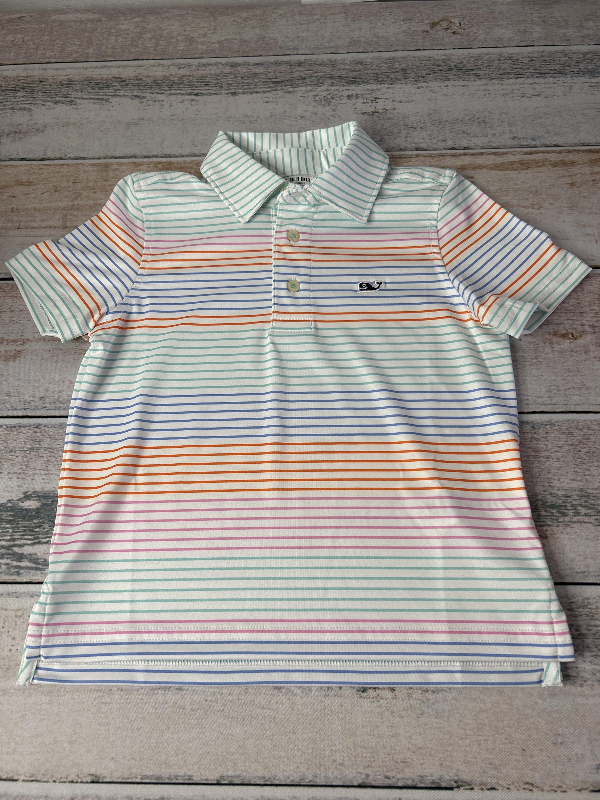 Boys Rainbow Polo Shirt Size: 4T Rainbow