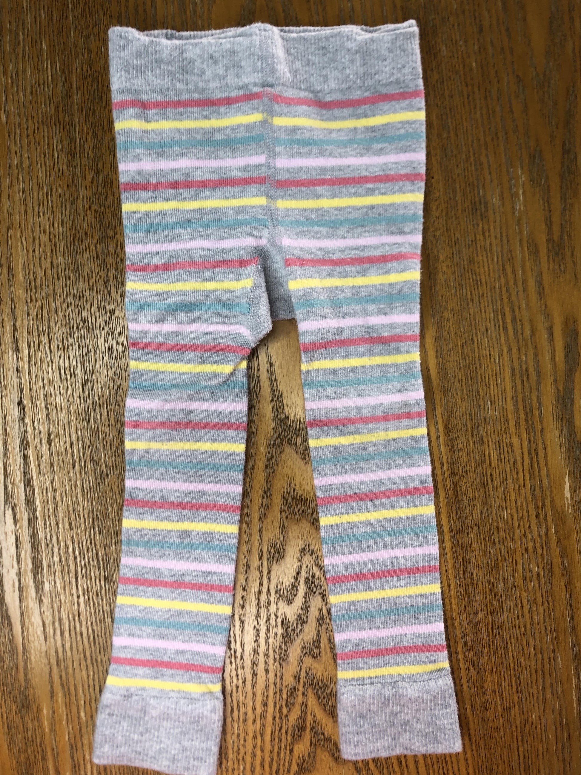 JoJo Maman Bebe Girls Rainbow Leggings Size: 12-18 months Rainbow