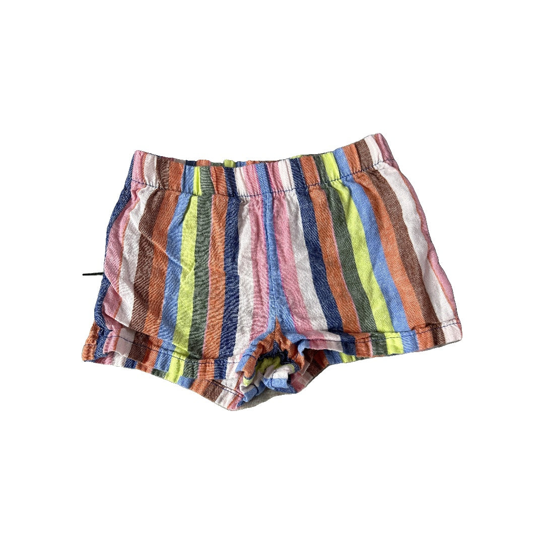 Carters Unisex Rainbow Shorts Size: 12 months Rainbow
