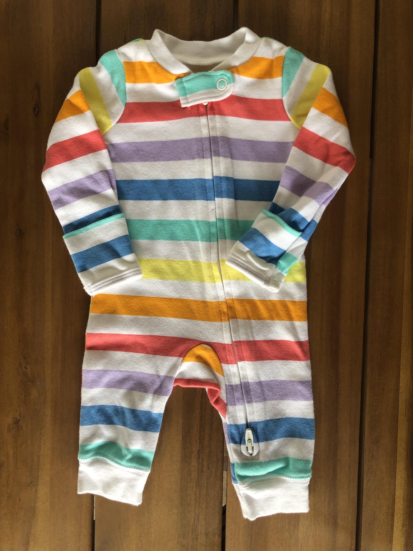 Carters Girls Rainbow Pajamas Size: Newborn Rainbow