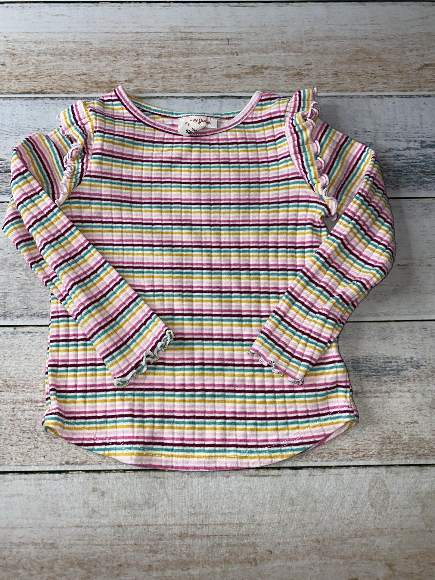 Cat & Jack Girls Rainbow Long Sleeve T-Shirt Size: 3T Rainbow