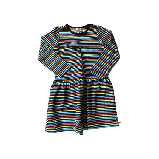 Mightly Girls Rainbow Dress Size: 4-5 Years Rainbow