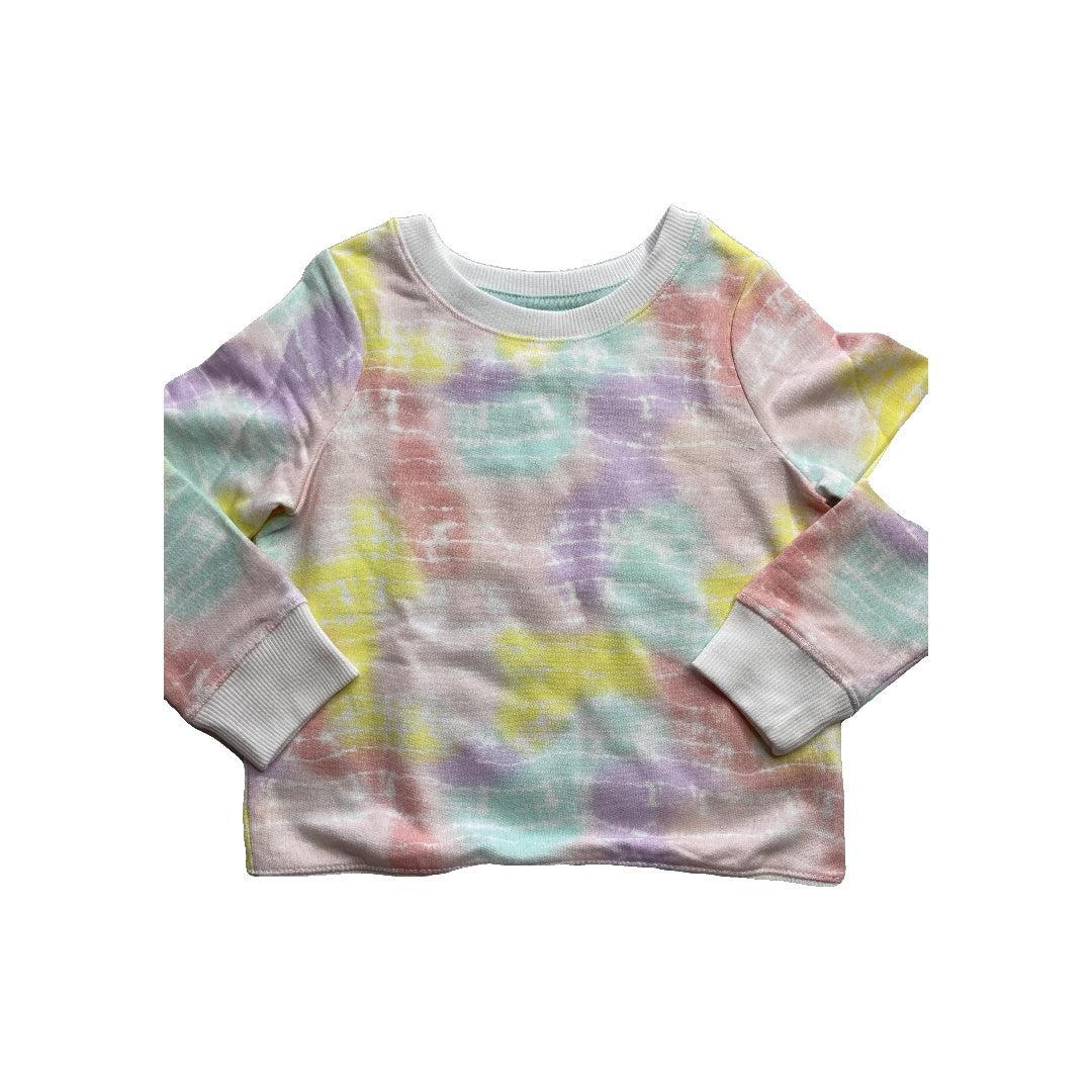 Cat & Jack Girls Rainbow Sweatshirt Size: 2T Rainbow