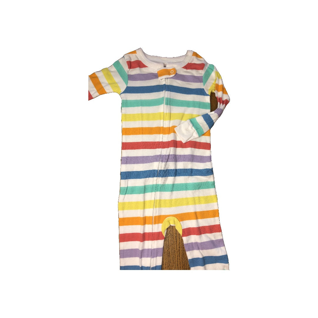 Carters Unisex Rainbow Pajamas Size: 18 months Rainbow