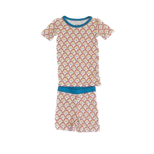 Little Sleepies Girls Rainbow 2-piece Pajamas Size: 3T Rainbow