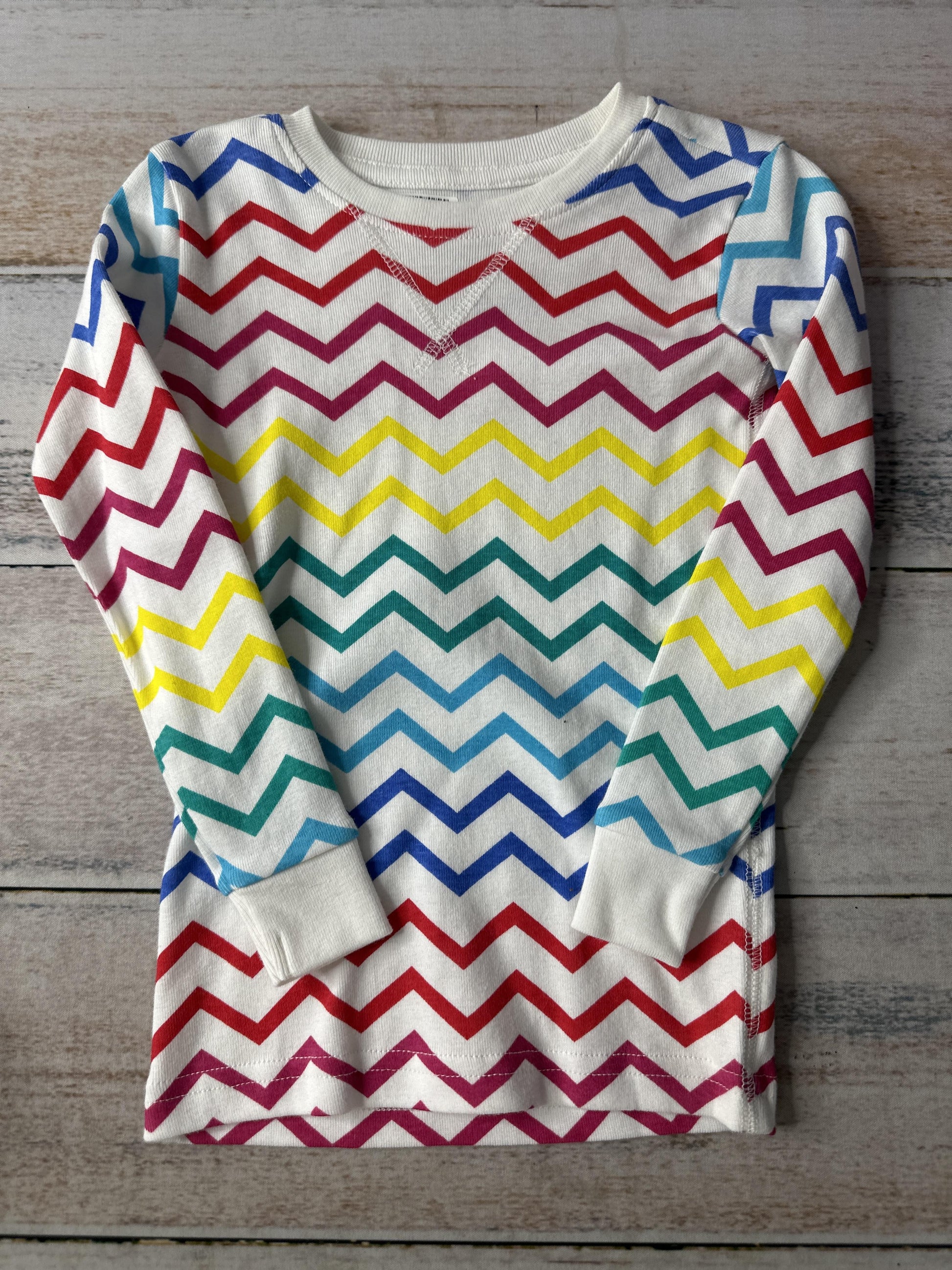 Primary Unisex Rainbow Long Sleeve Shirt Size: 2-3 Years Rainbow