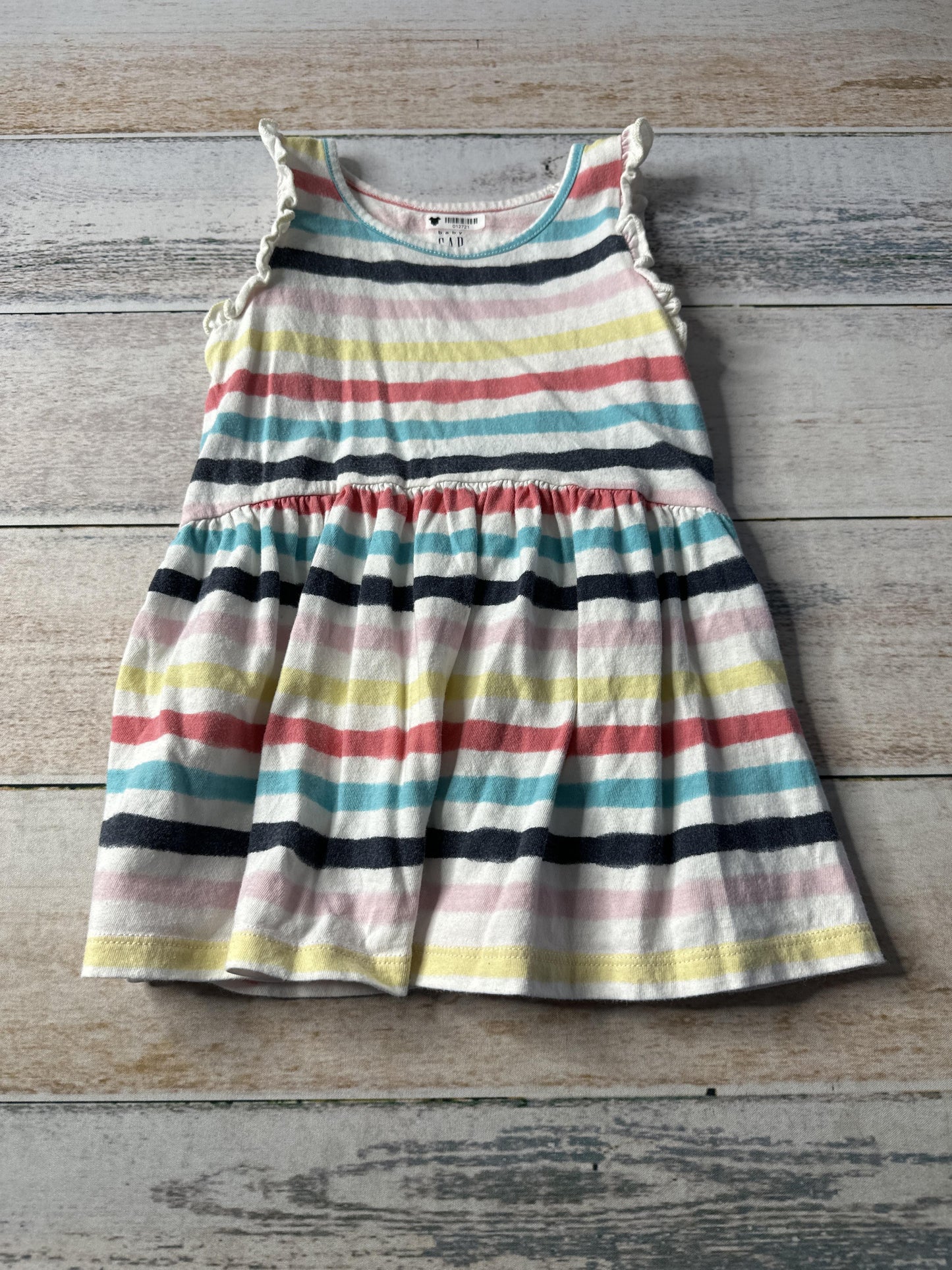 Gap Girls Rainbow Dress Size: 4T Rainbow