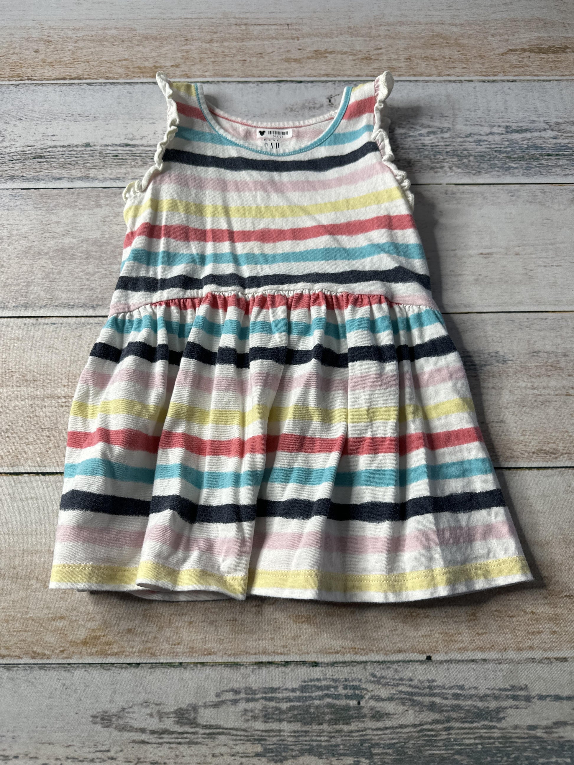 Gap Girls Rainbow Dress Size: 4T Rainbow