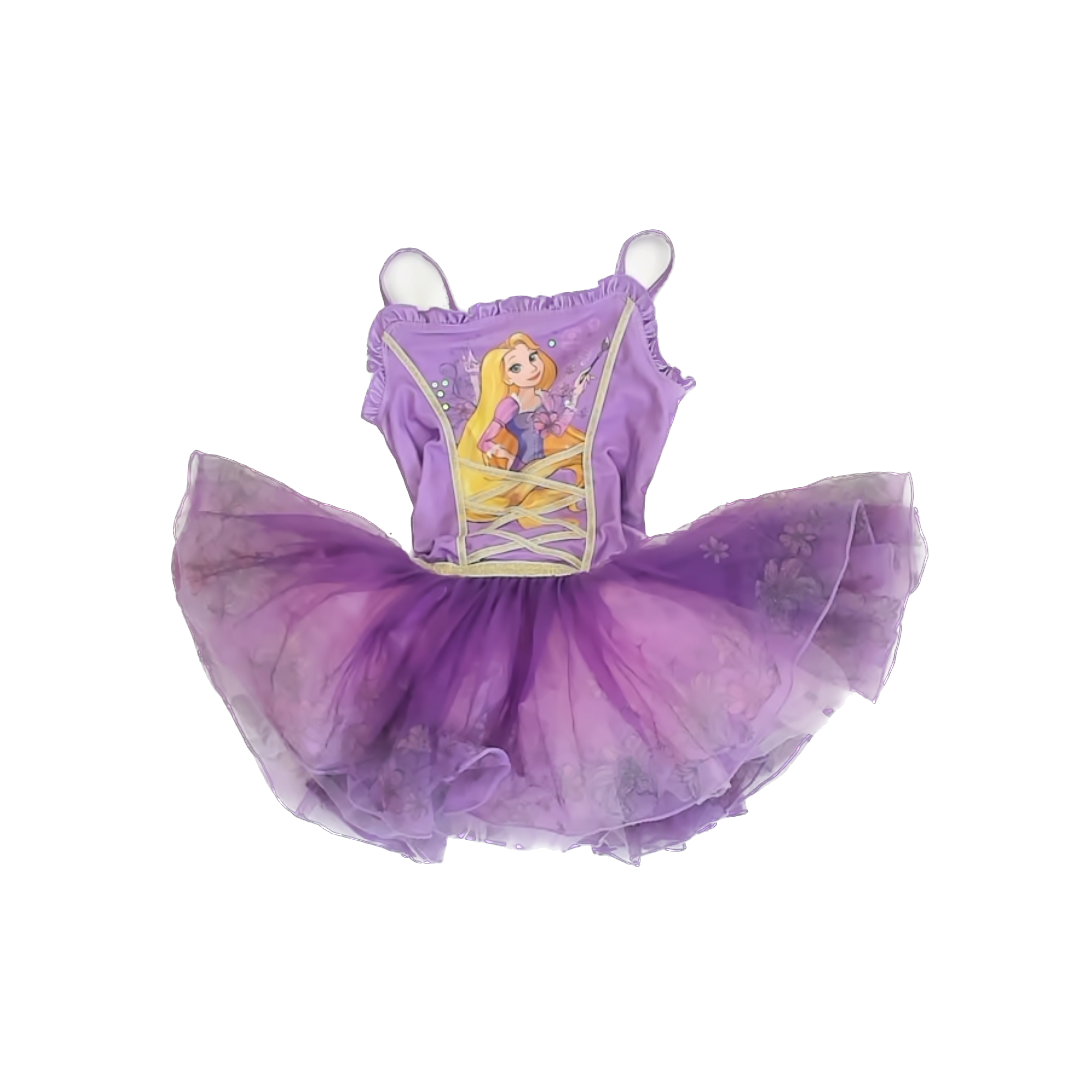 Disney Girls Rapunzel Costume Size: 5-6 Years Rapunzel