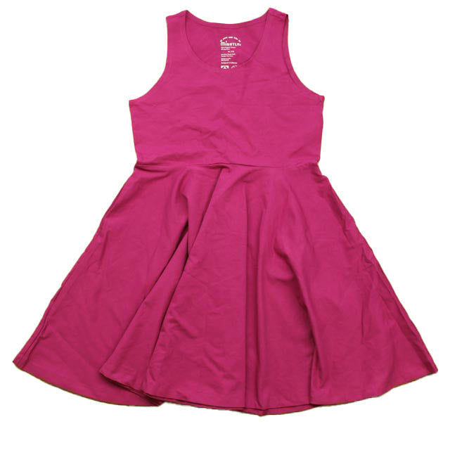 Mightly Girls Rasberry Dress Size: 6-14 Years Rasberry