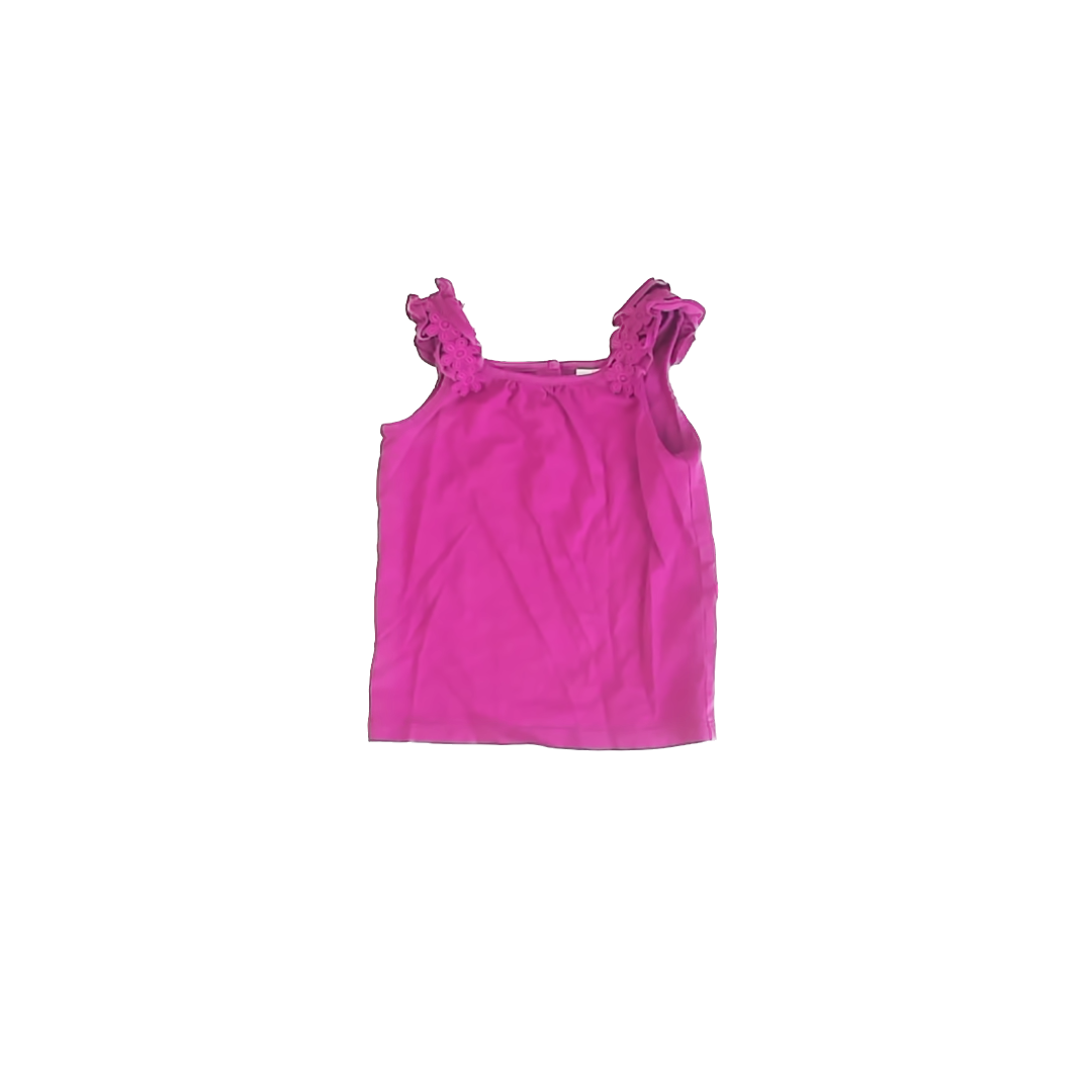 Janie and Jack Girls Raspberry Tank Top Size: 3T Raspberry
