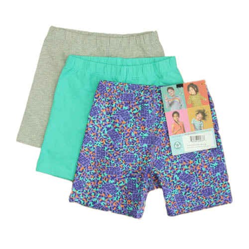 Mightly Girls Rebel Girls Purple Leopard Shorts Size: 8 Years