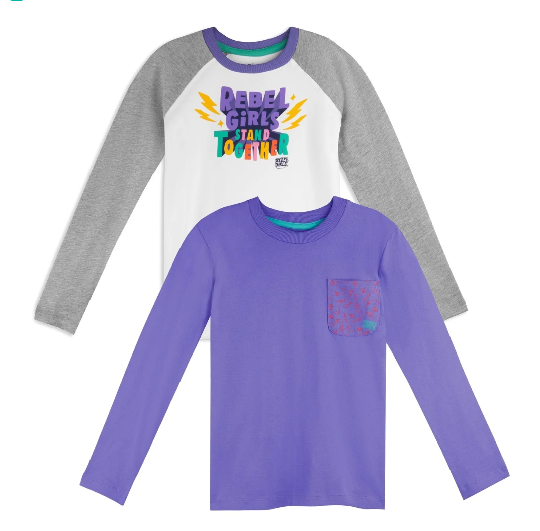 Mightly Girls Rebel Girls Stand Together Long Sleeve T-Shirt Size: XXL (14 Years) Rebel Girls Stand Together