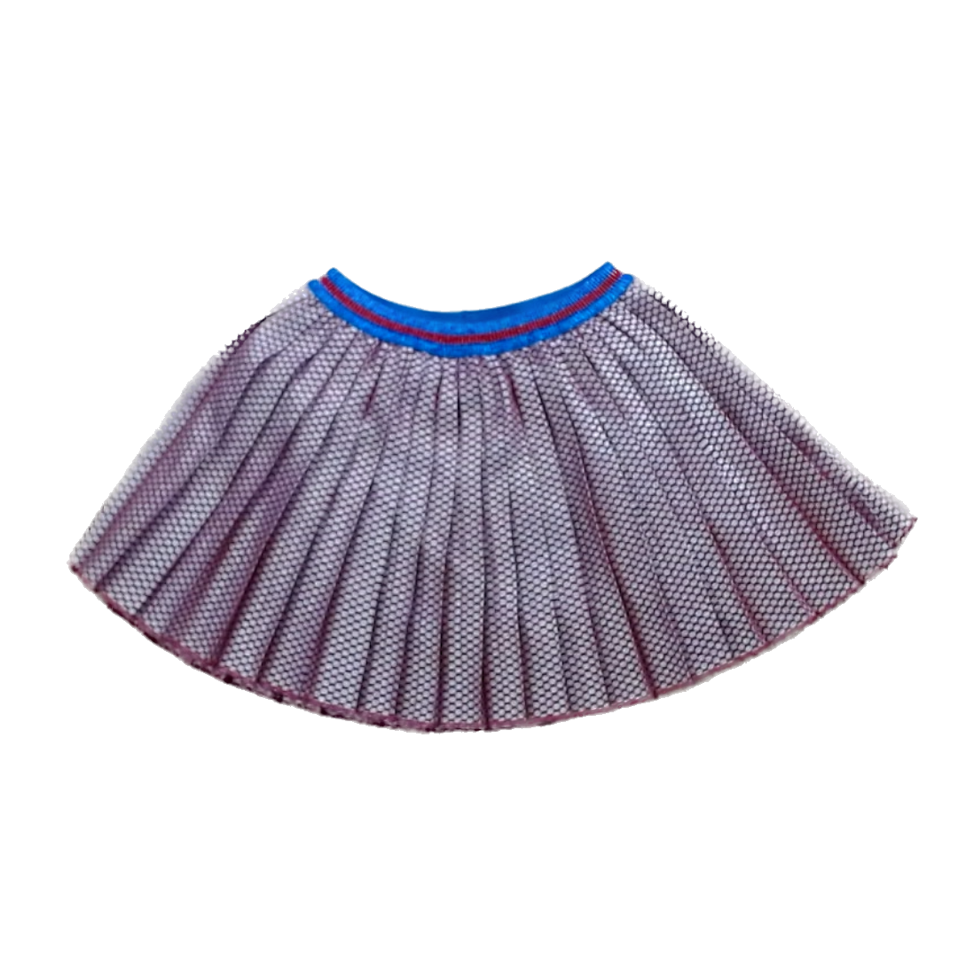 Rockets Of Awesome Girls Red and Gold | Blue and Red Waistband Skirt Size: 5T Red and Gold | Blue and Red Waistband