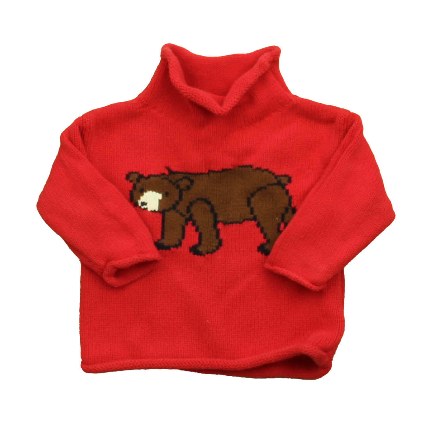 Classic Prep Unisex Red Bear Sweater Size: 9-12 Months Red Bear