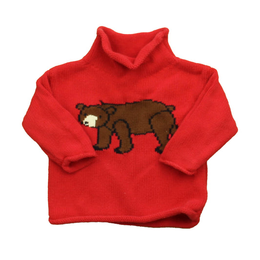 Classic Prep Unisex Red Bear Sweater Size: 9-12 Months Red Bear