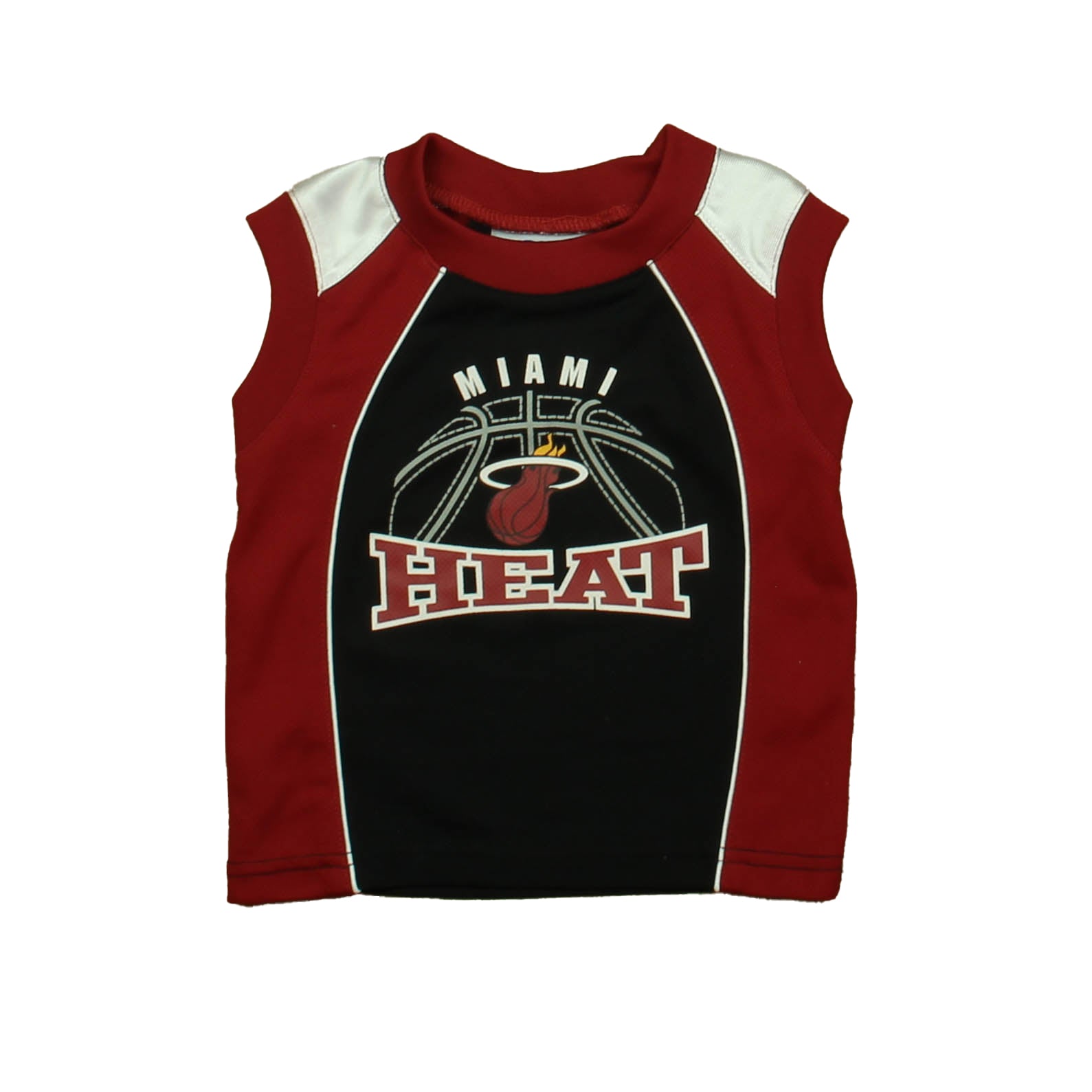 NBA Boys Red | Black Miami Heat Sports Jersey Size: 12 Months Red | Black Miami Heat