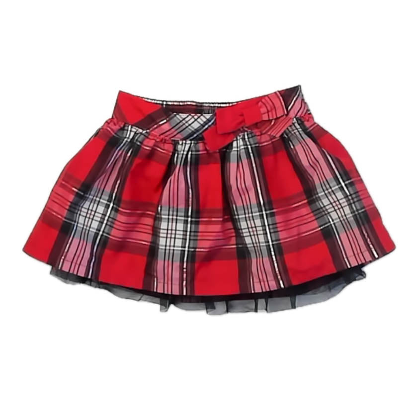 Sonoma Girls Red | Black Plaid Skirt Size: 3T Red | Black Plaid
