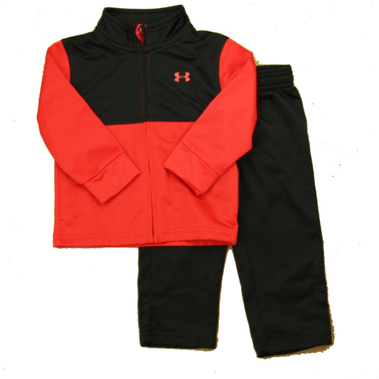 Under Armour Boys Red | Black Track Suit Size: 18 Months Red | Black