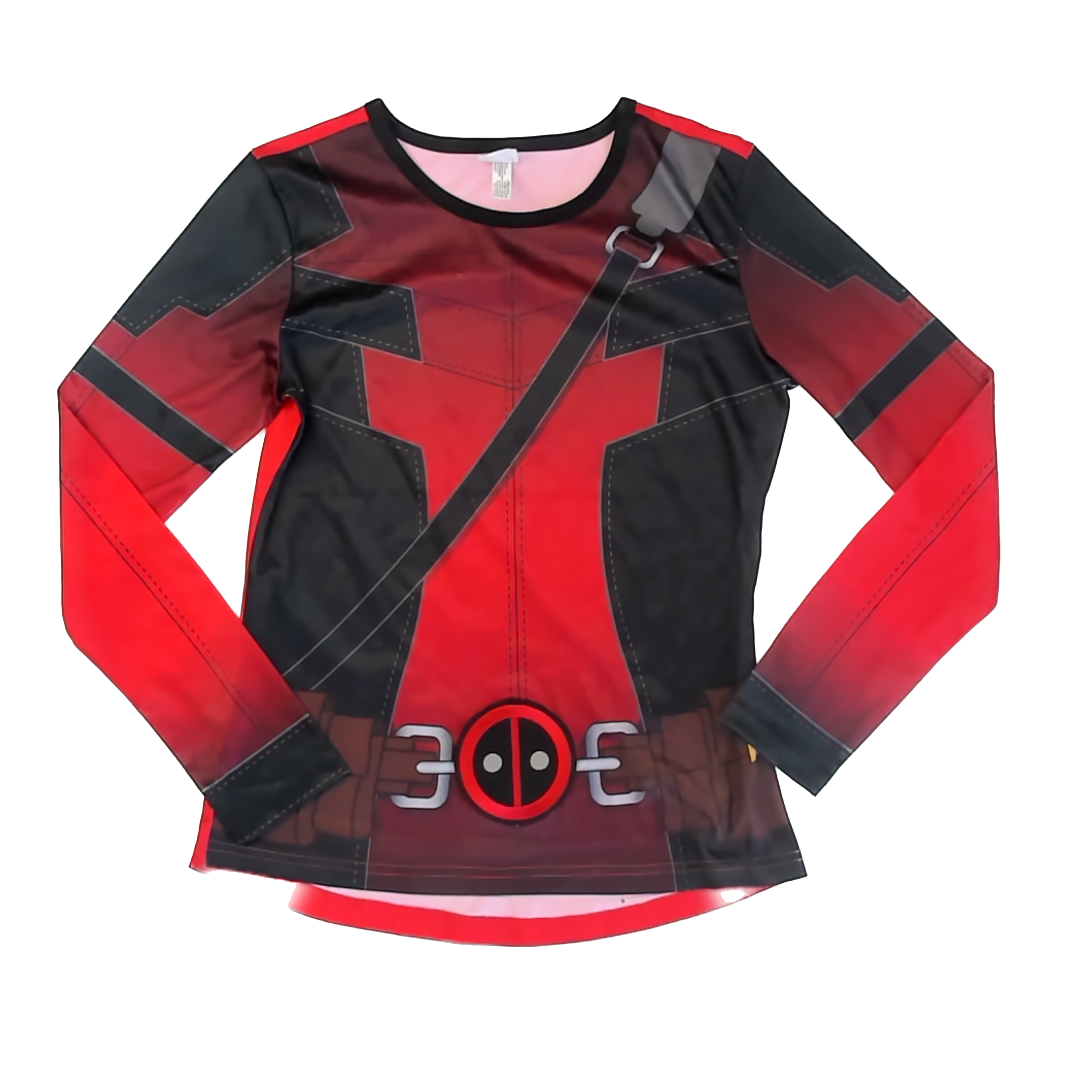 Marvel Boys Red | Black Costume Size: 12-14 Years Red | Black