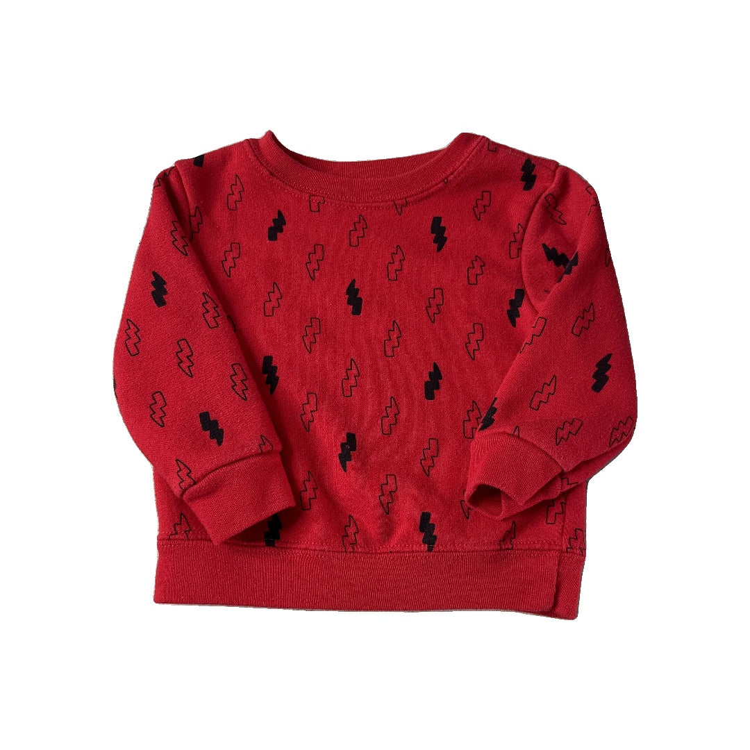 Granimals Boys Red | Black Sweatshirt Size: 12 months Red | Black