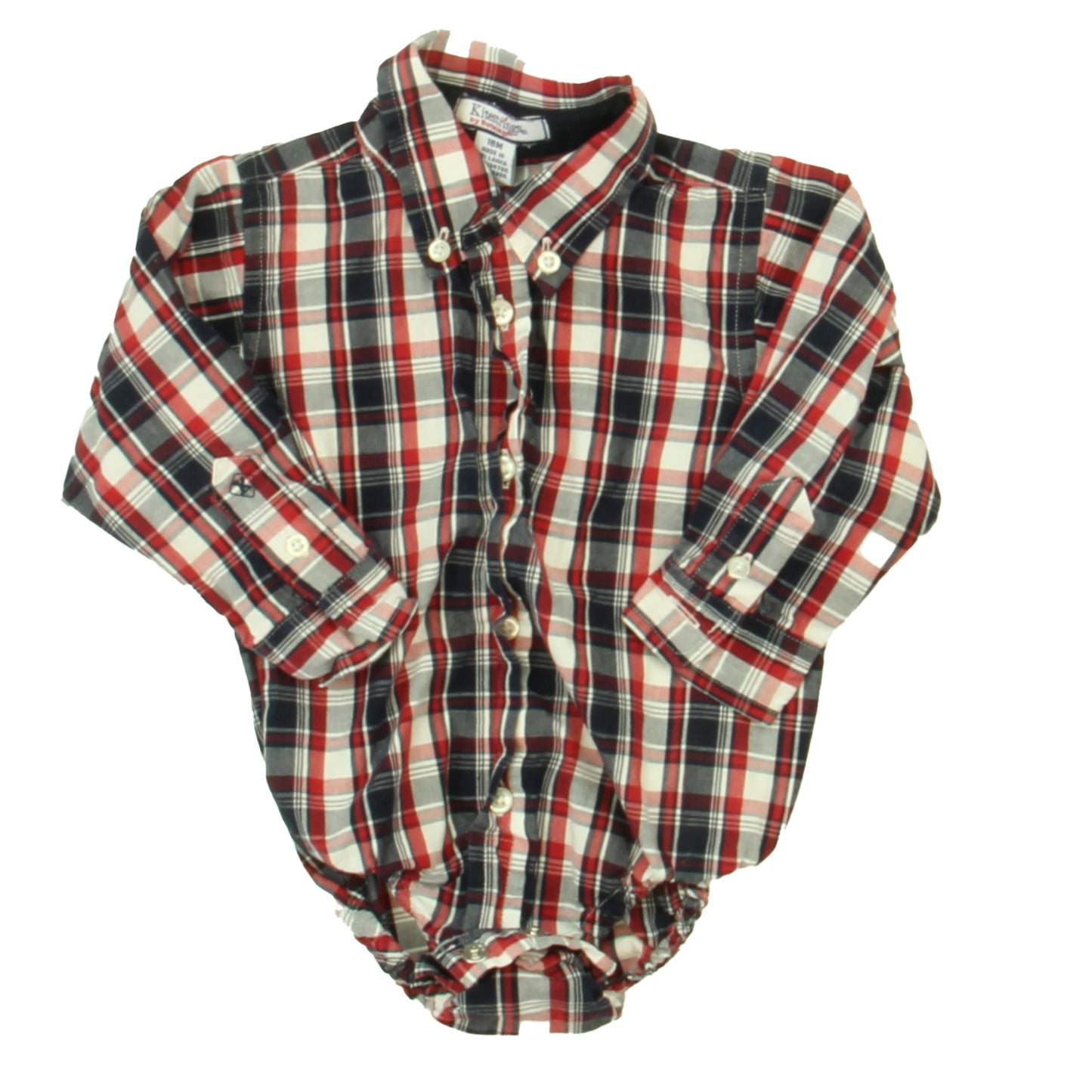 Kitestrings Boys Red | Black Onesie Size: 18 Months Red | Black
