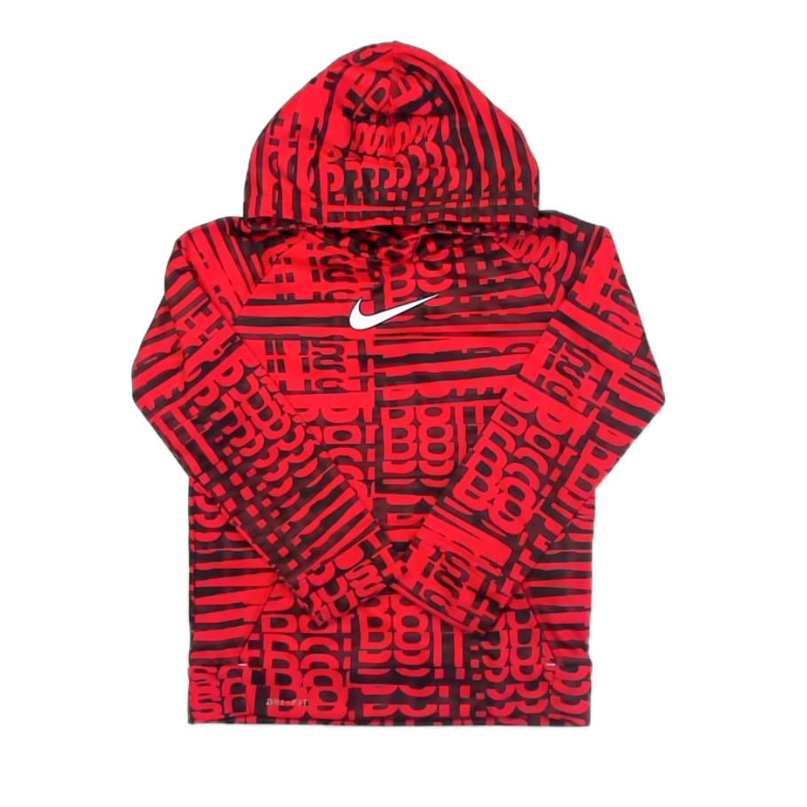 Nike Boys Red | Black Hoodie Size: 6 Years Red | Black