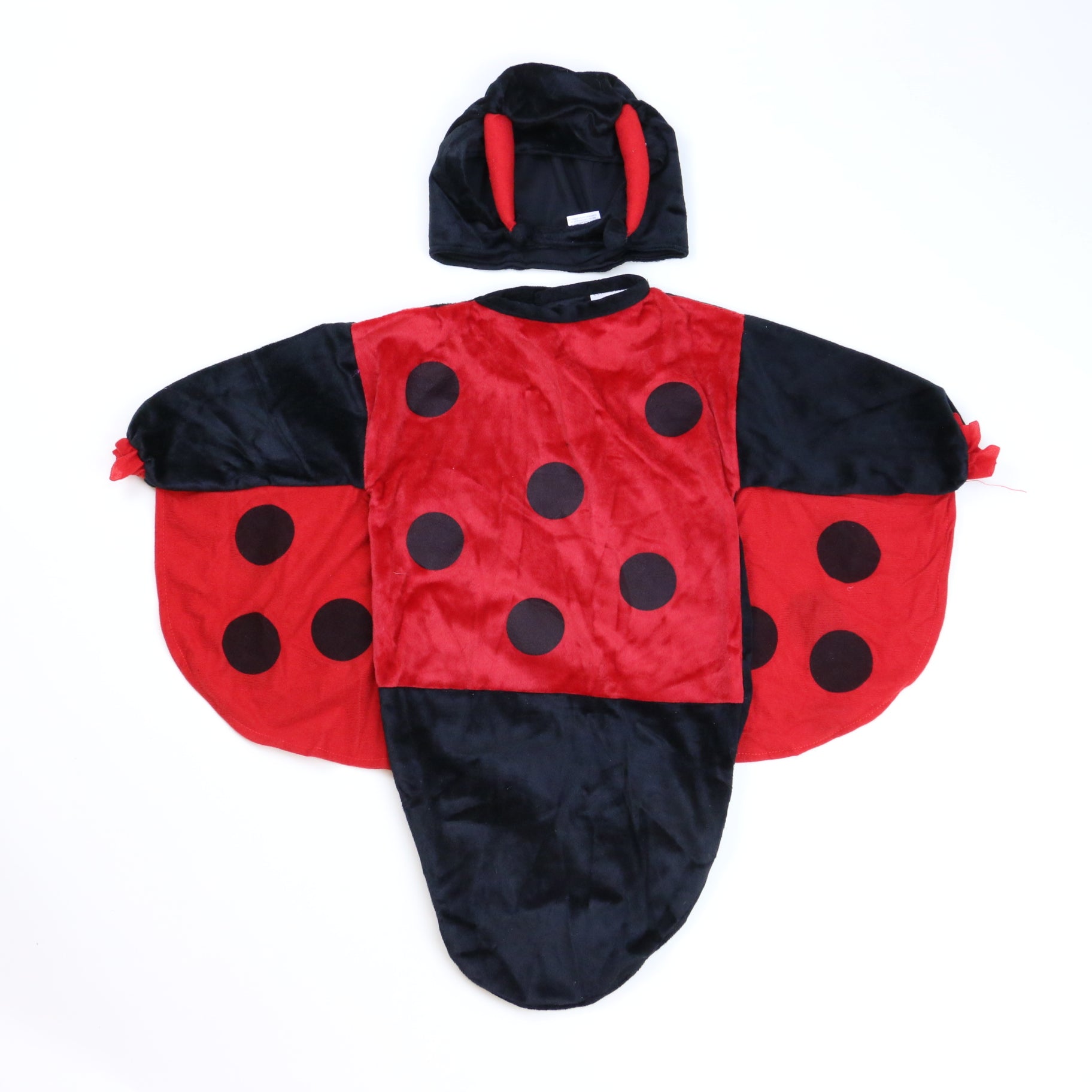 Rubie's/Lady Bug Girls Red/Black Costume Size: 0-9 Months Red/Black