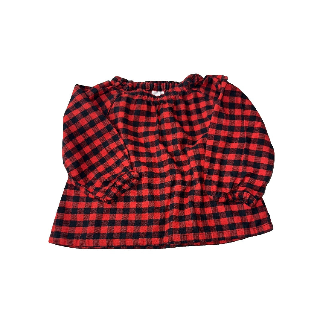 Carters Girls Red | Black Dress Size: 12M Red | Black