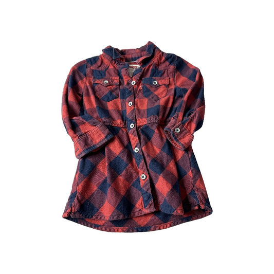 Levis Girls Red | Black Dress Size: 6-9 months Red | Black
