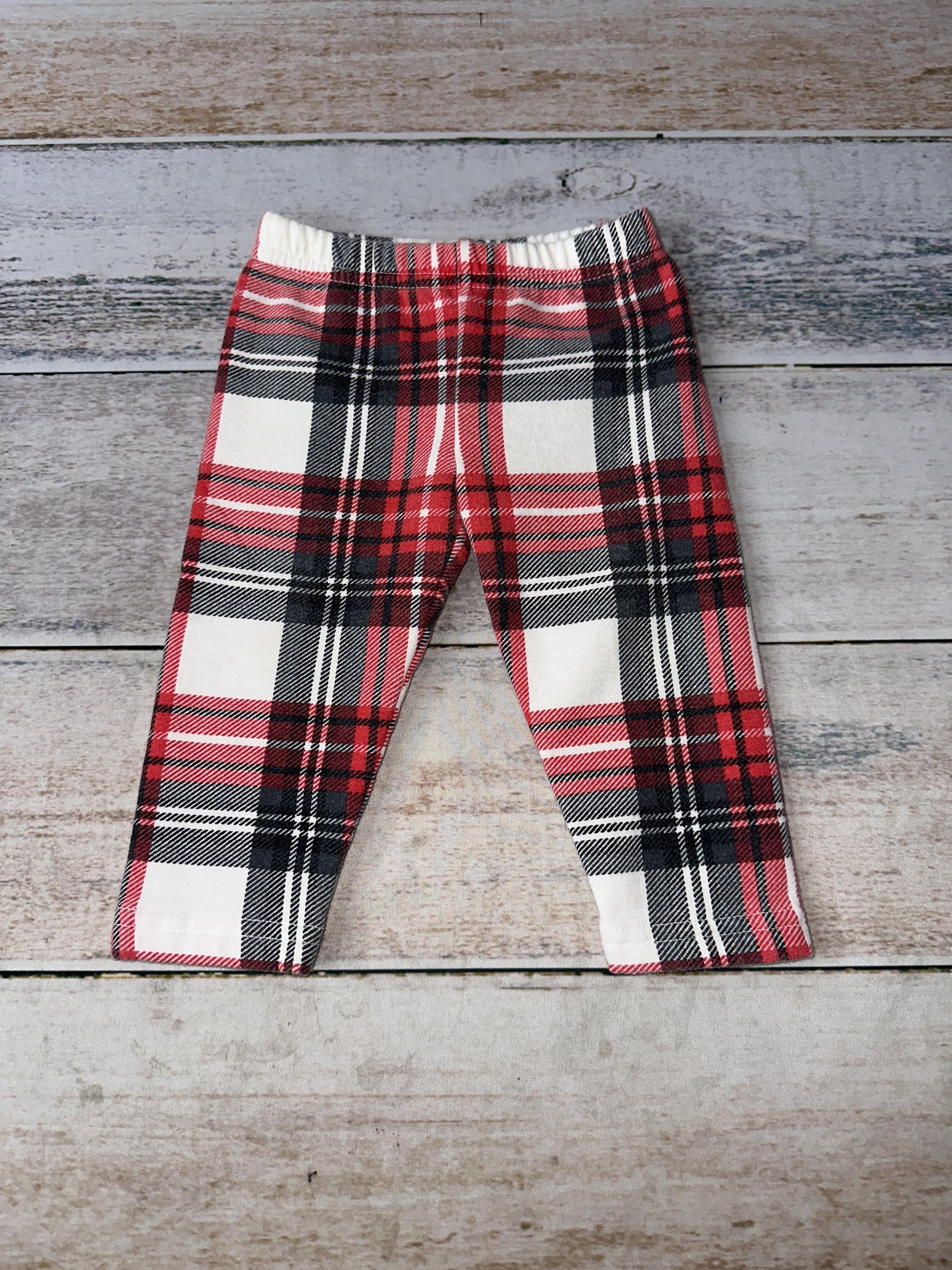 Carters Girls Red | Black Pants Size: 6 months Red | Black