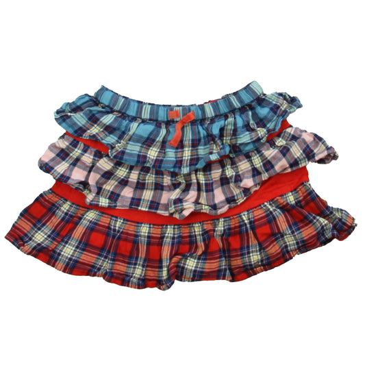 Boden Girls Red | Blue Plaid Skirt Size: 4-5T Red | Blue Plaid